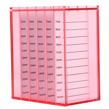 

False Eyelashes Storage Box 5 Layers Acrylic Pallet Individual Lash Volume Display Stand Holder For Makeup Lash Extension Tools
