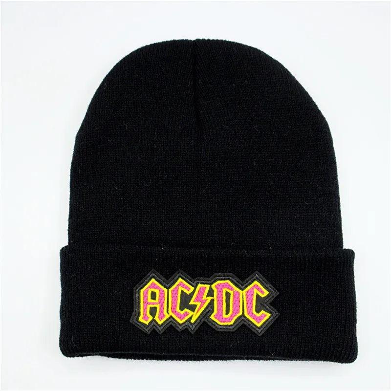 LDSLYJR ACDC хлопковая бейсболка с вышитыми буквами, Кепка в стиле хип-хоп, регулируемая бейсболка для детей и взрослых, размер 41 - Цвет: black