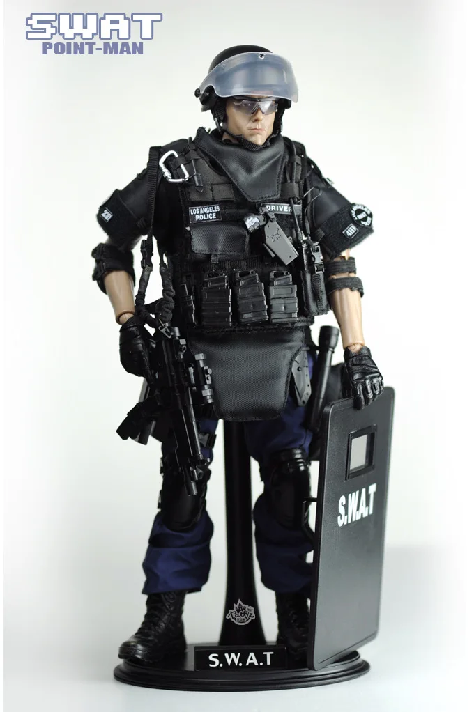 PATTIZ 1/6 City Police Figure Model Military Army Combat SWAT TEAM