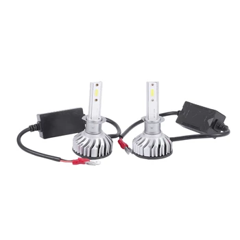 

H1 LED Headlight Bulbs 8000Lm 6500K Extremely Bright Conversion Kit 360 Degree Adjustable Beam Angle