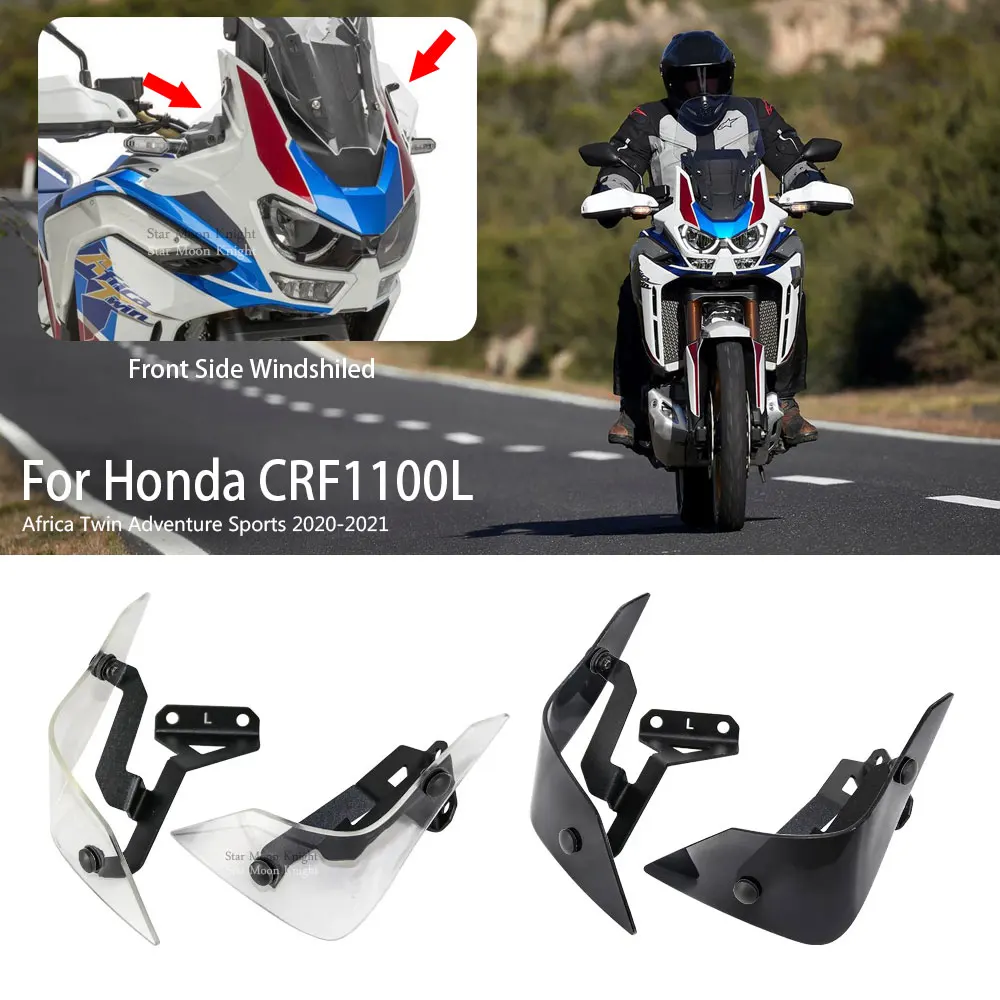 

For Honda africa twin 1100 CRF1100L Adventure Sports CRF 1100 crf1100 L ADV 2021 Front Side Wind deflector Windshield Windscreen