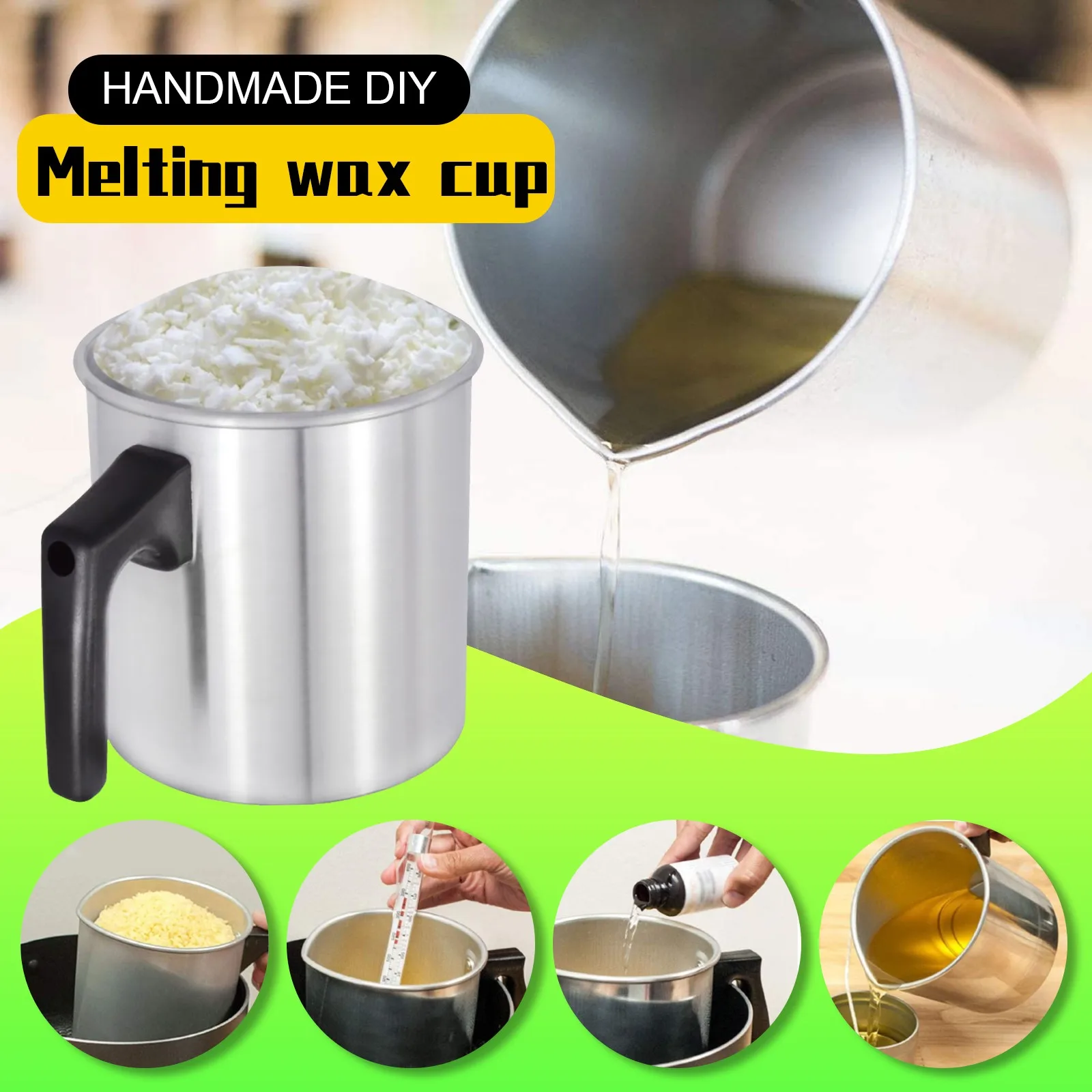 1.2 / 3LCandle Melting Pot Wax Melting Cup Wax Melting Pot Candle