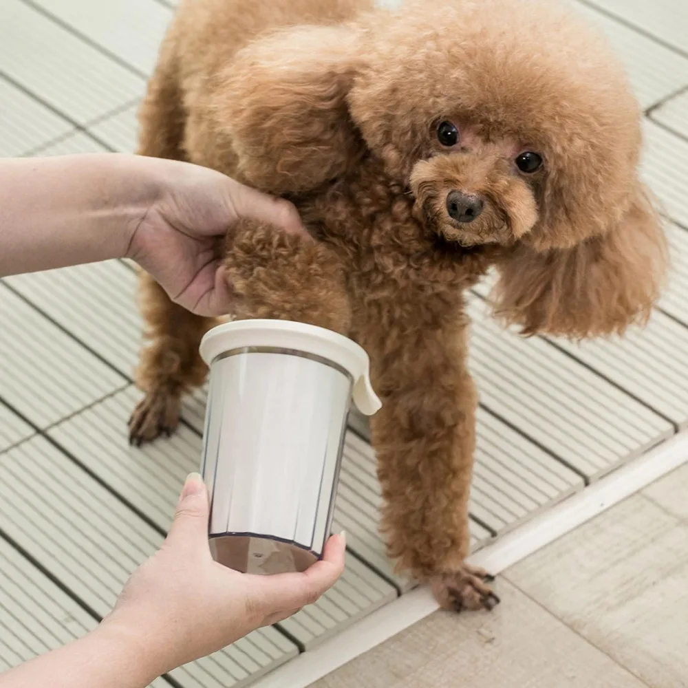 New Xiaomi Mijia Dog Brush Pet Foot Washer Cup Silicone material soft touch three-step cleaning easy to remove and wash health (4)