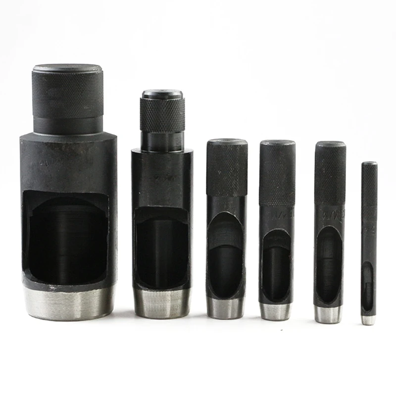 Black leather strap punch punch DIY craft hollow punch punch tool