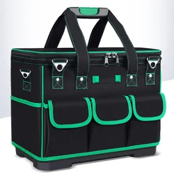Sac à outils multifonctionnel en tissu Oxford, taille 16 18 20 23, sac à outils spécial électricien à large bouche, sac à outils Portable étanche 