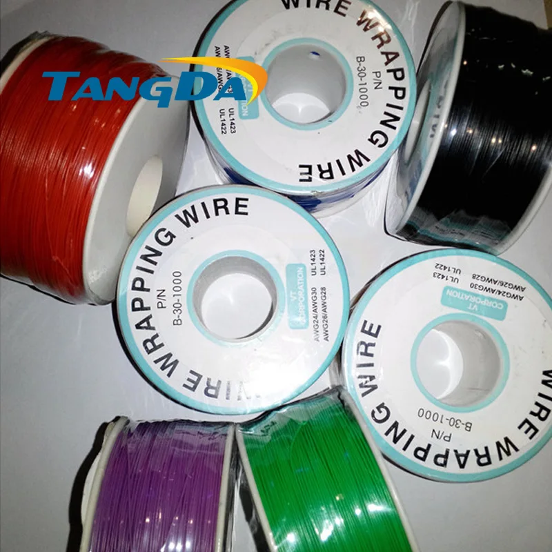 PROW авиационный ОК линия P/N B30-1000 FEEP UL1423AWM 30AWG UL1423 220 м 650фт посеребренный кабель для