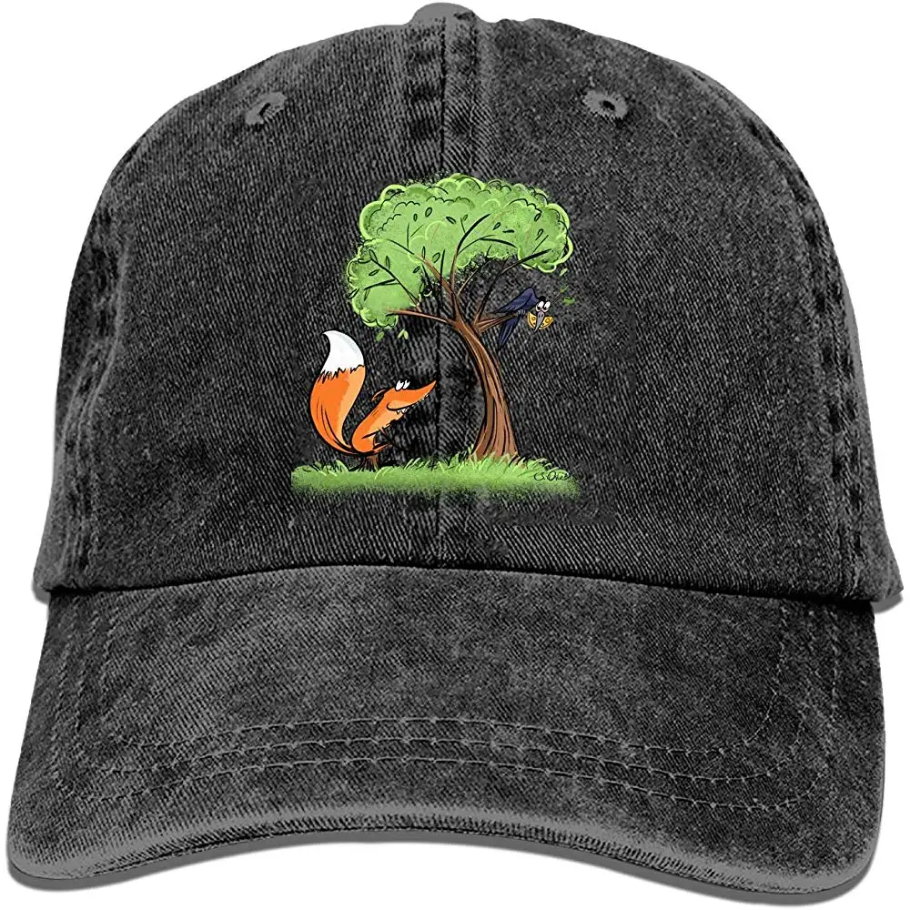 Бейсбольная кепка-лиса и Ворон ковбойские шляпы для мужчин и женщин, спортивная бейсболка s