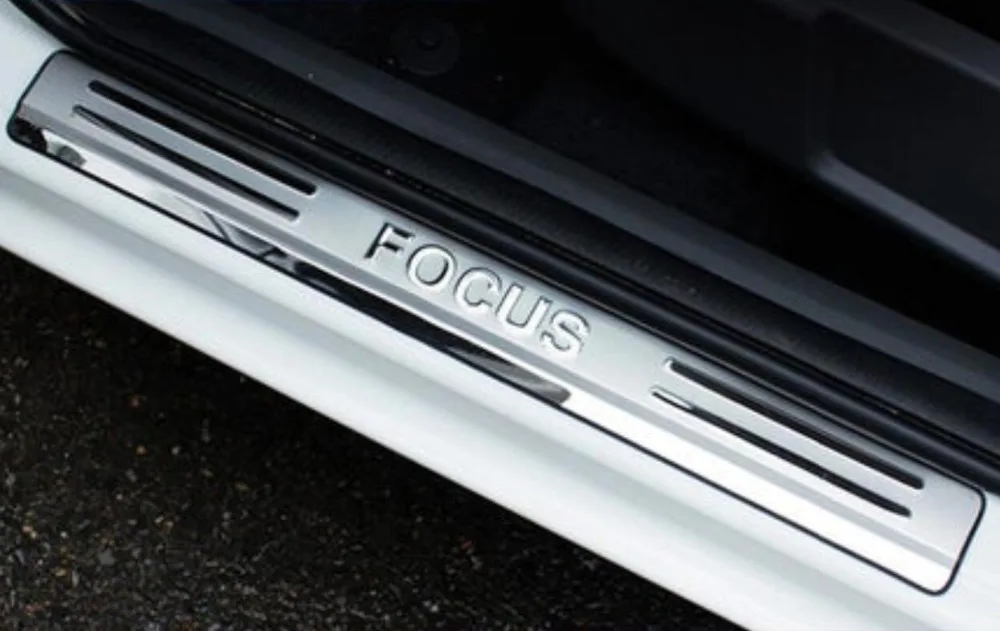 

2005- 2011 for Ford Focus MK2 sedan and Hatchback Stainless Steel Door Sill Scuff Plate Sill