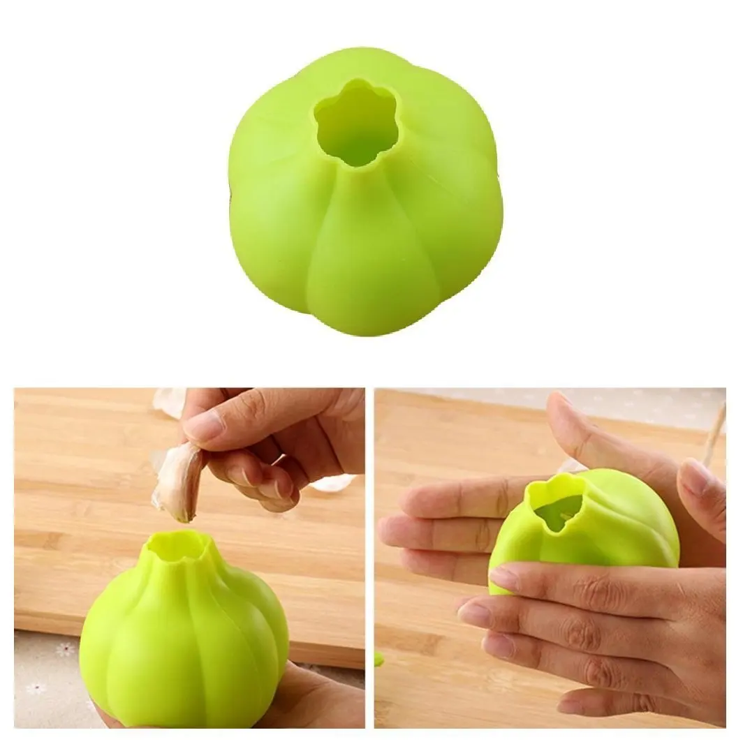 

Creative Rubber Garlic Peeler Garlic Presses Ultra Soft Peeled Garlic Stripping Tool Home Kitchen Accessories