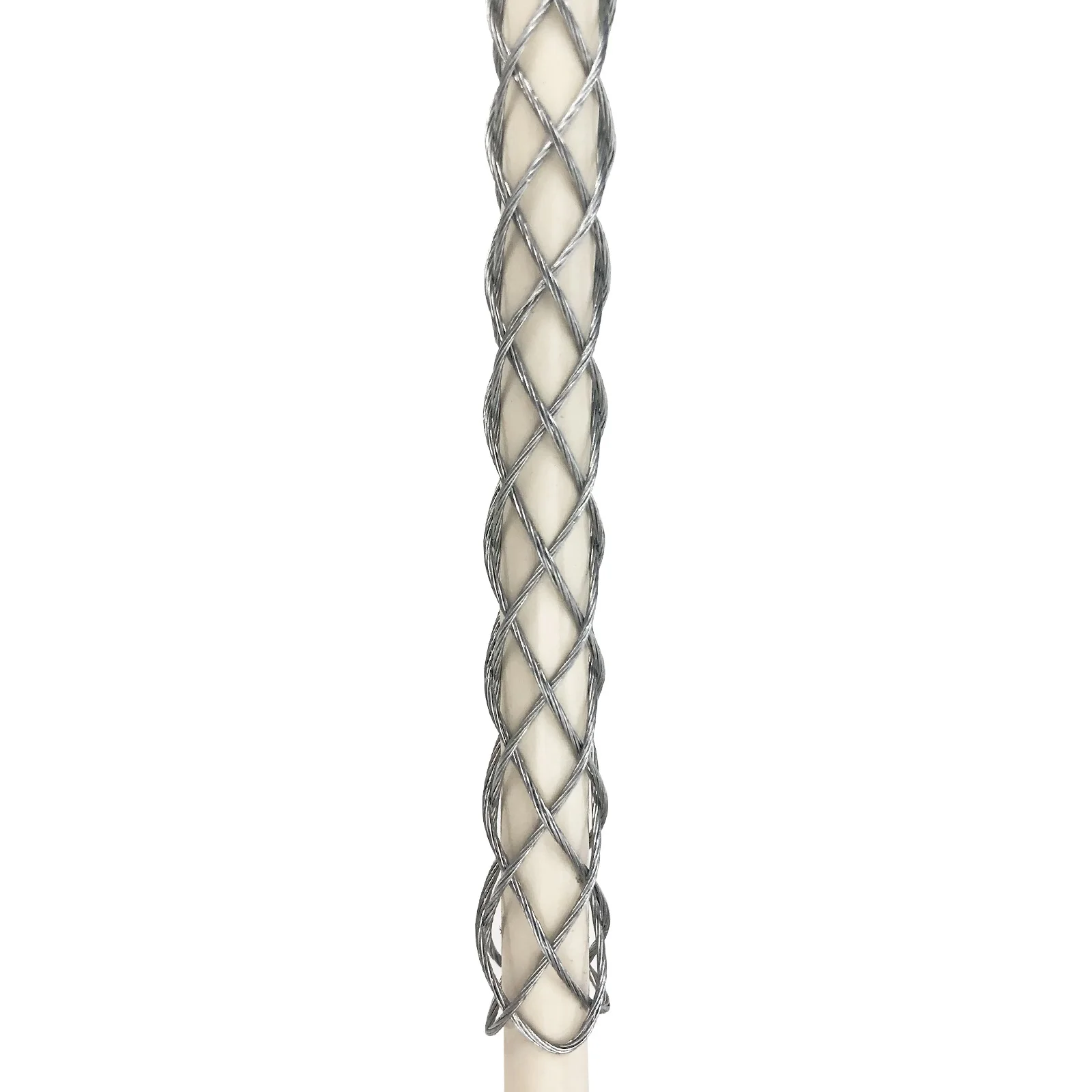 Cable Pulling Grip Cable Pulling Grip Sock Galvanizing Steel Cable Sock Kit Antislip Flexible Eye Mesh Rope Pipe Wire Pulling Grips Lassos