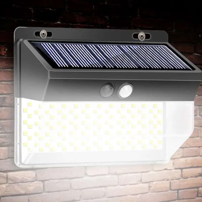 Уличный водонепроницаемый 152/262LED солнечный датчик движения, садовый настенный светильник, 3 режима, уличный светильник с Индукционным датчиком