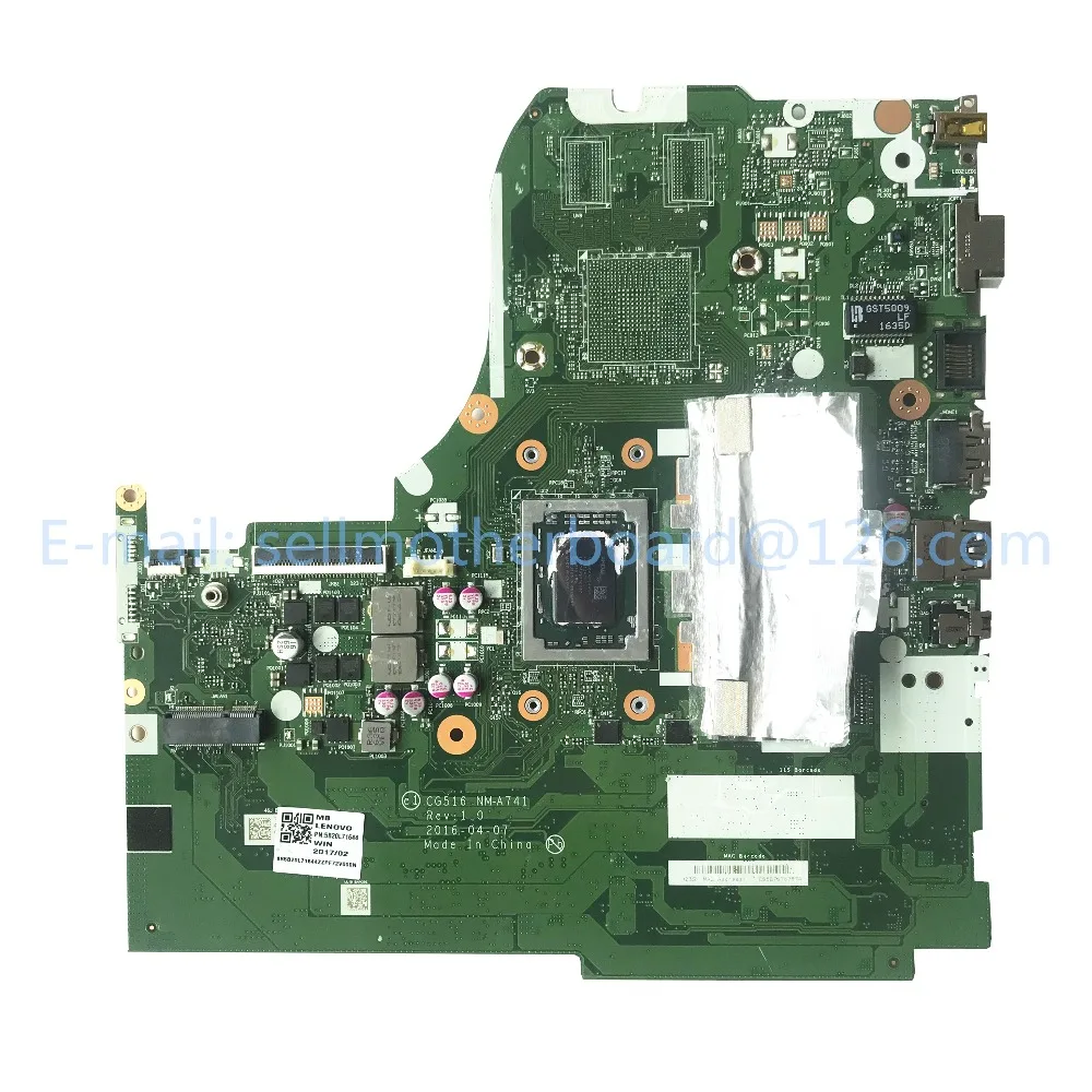 Материнская плата для ноутбука lenovo 310-15ABR 5B20L71644 CG516 NMA741 NM-A741 с процессором A12-9700P 2,5 ГГц 4 Гб ОЗУ протестированная Быстрая