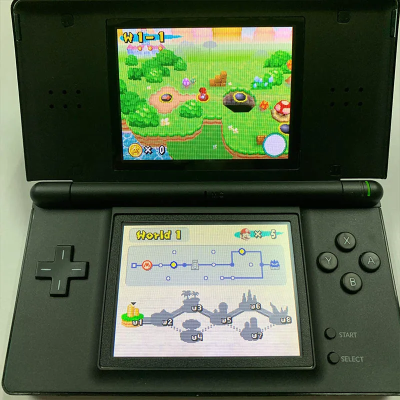 

US plug Handheld Game 2.7 inch LCD displays 4-Way Cross Keypad Polar System & Games Console Bundle Charger & Stylus for ND SL