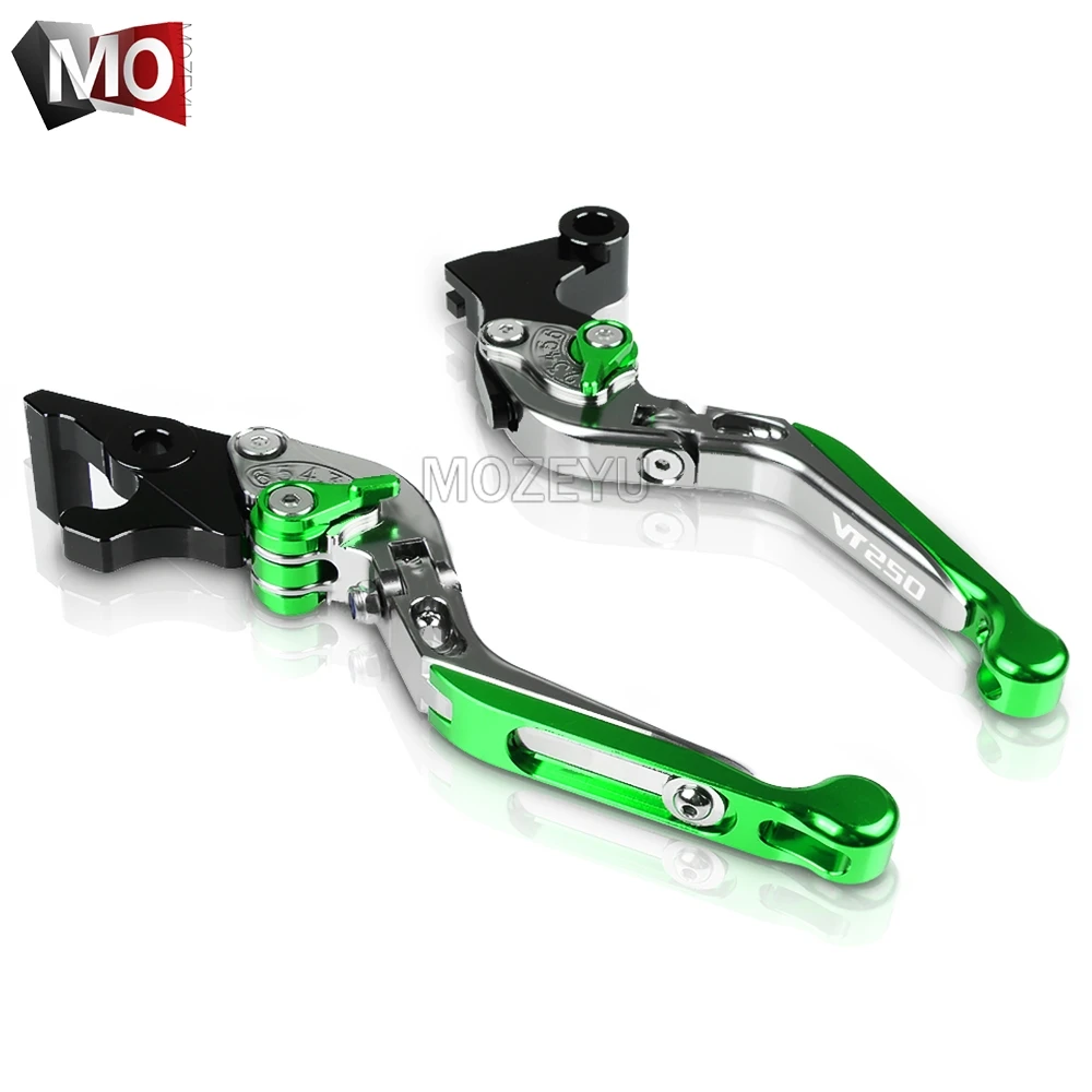 Мотоцикл VT250 Рычаги Тормозная система сцепления для Honda VT250 VT 250 MC20(SPADA) CNC регулируемые складные выдвижные рычаги Тормозная система сцепления