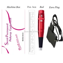 2 комплекта Dermografo Para micropigentacao универсальная Перманентная ручка для татуажа бровей роторная машина комплект Импортного Двигателя