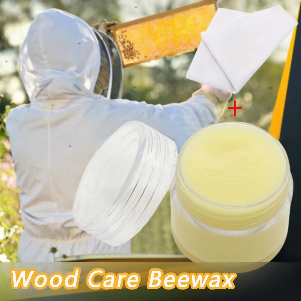 Бренд 1/2 шт. органический натуральный чистый воск древесины приправы Beewax комплексное решение мебель уход пчелиный воск для уборки дома
