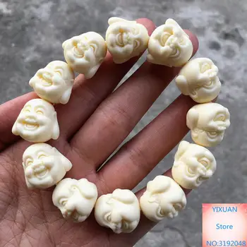 

Ivory fruit hand string 2.0 Maitreya Buddha bracelet, ivory fruit peanut 2.0 hand string cultural and playing Buddha bead handle