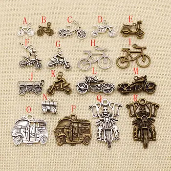 

20 Pcs Metal Motorcycle Bicycle Bike Charms Pendant For Jewelry Making Jewelry Making Supplies Mix Jewelry Findings Components