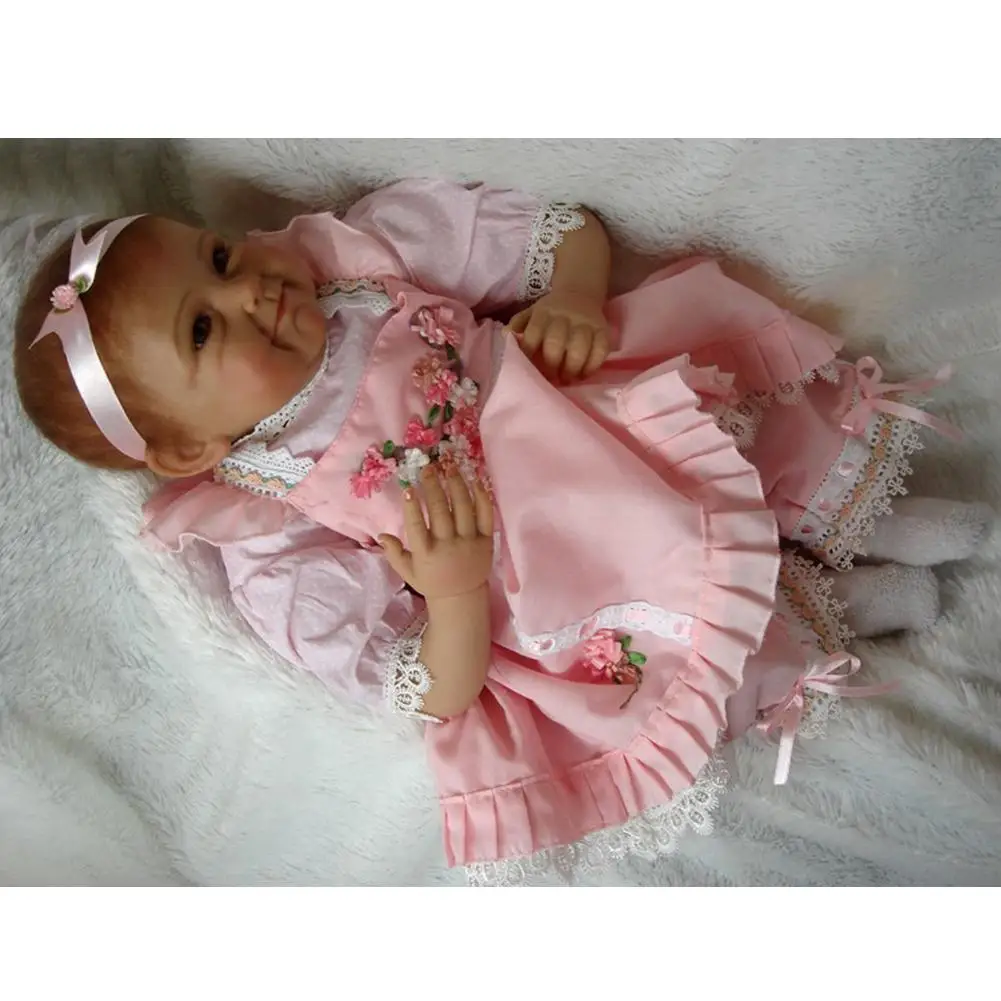 Реалистичные Reborn Baby Doll Мягкие настоящие сенсорные виниловые силиконовые игрушки для детей подарок на день рождения для девочки обучающая игрушка