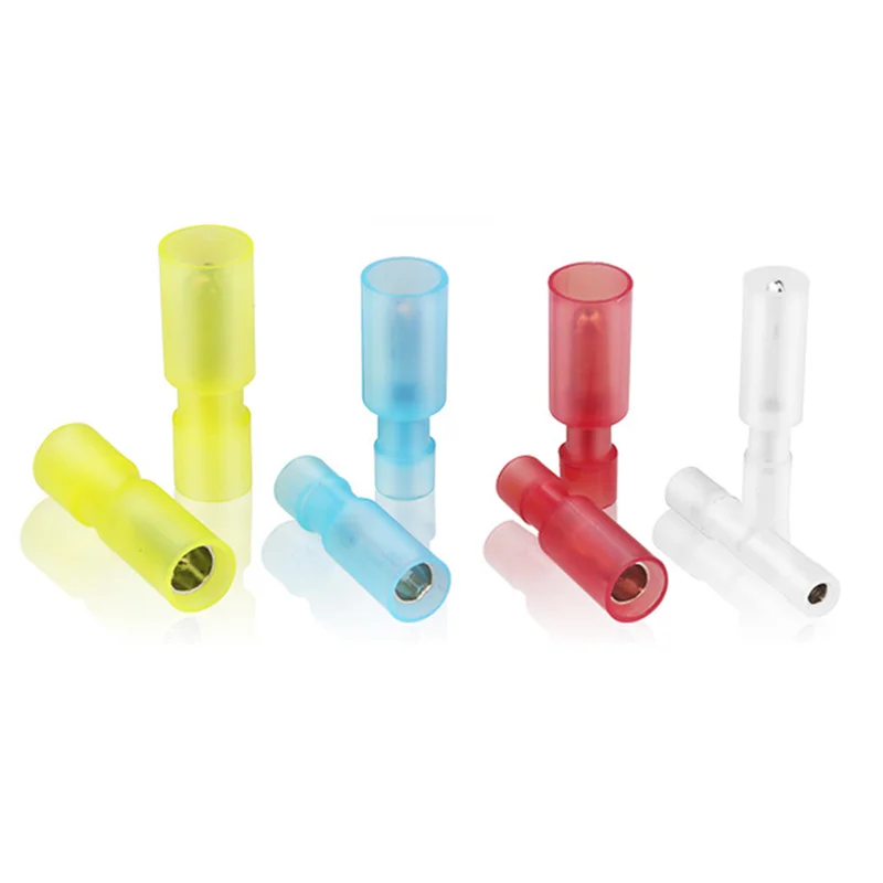 

200PCS Electrical Fully Insulated Wire Crimp Terminals Bullet Male Female Connectors Assortment Kit