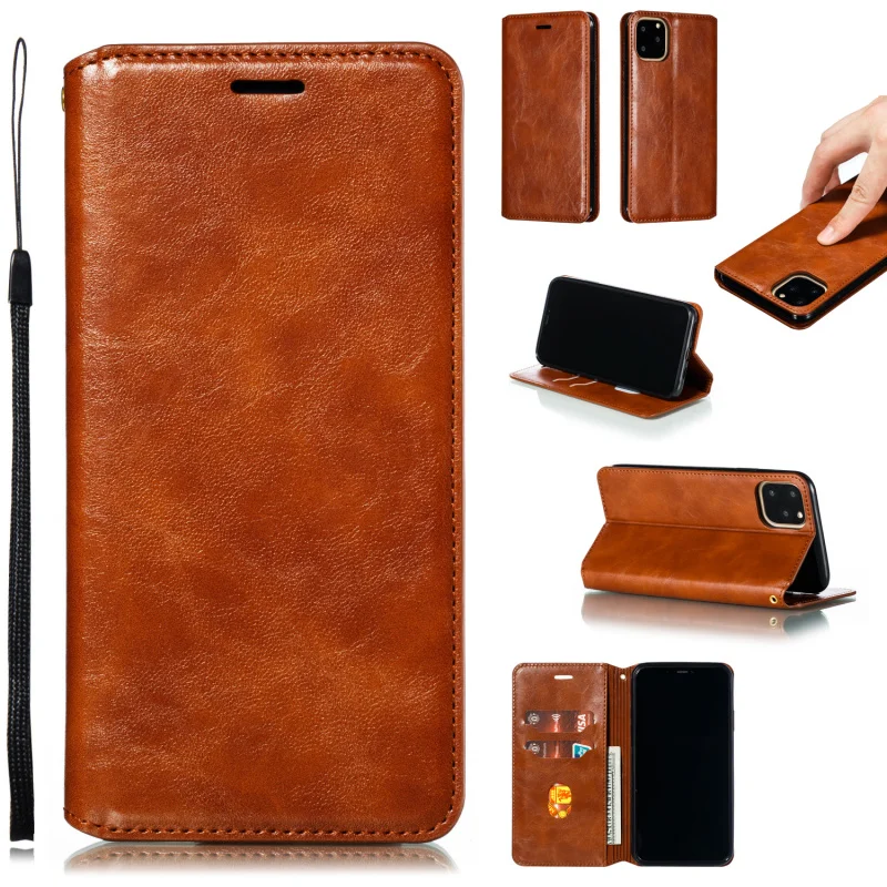 

Luxury Quality Leather Case For iphone 11 Pro XS MAX XR X 10 Wallet Flip For iphone 6 6S 7 8 Plus Etui Cover