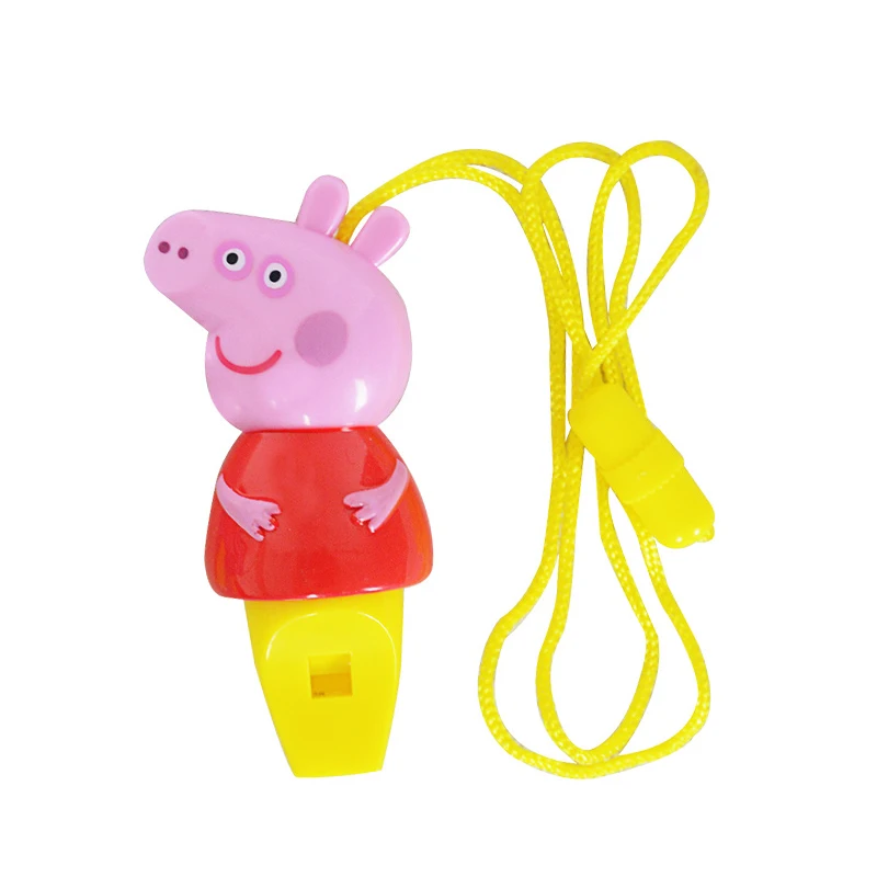 Горячие игрушки Peppa Pig игрушечный свисток аниме пост Джордж Свинка Пеппа фигурки аниме Пеппа игрушки "Свинка" для детей подарок - Цвет: Peppa