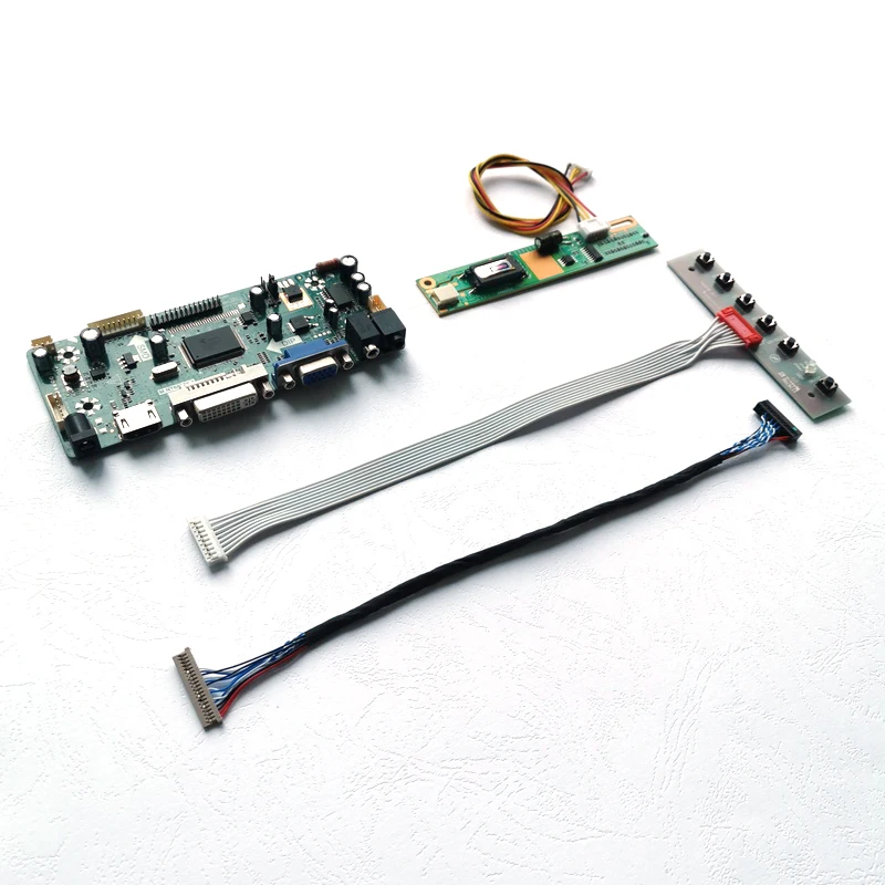 Per Lp133X5 Lp133X7 Lp133X8 Lcd 13.3 "1Ccfl Inverter Inverter Del Lvds 20-Spille 1024*768 Vga Dvi M.Nt68676 Scheda Di Controllo Del Display Kit Fai Da