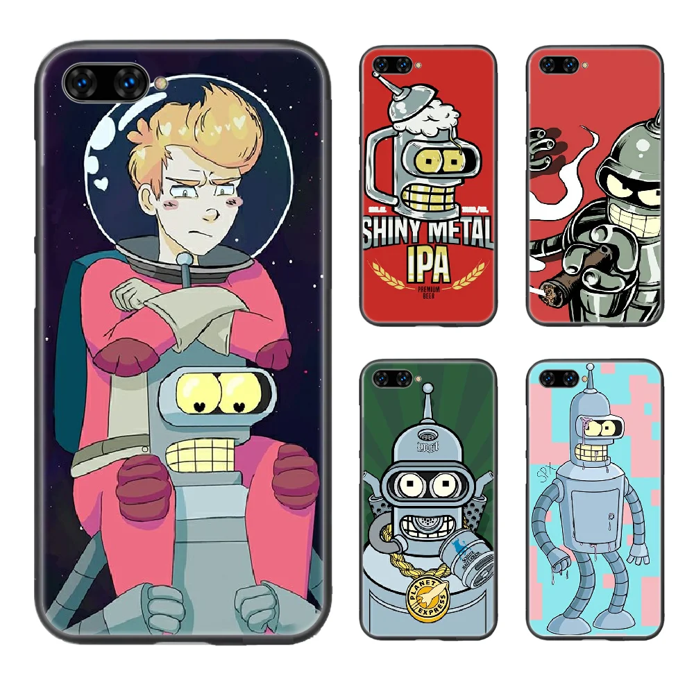 Гибкий чехол bender для телефона Родригес Корпус HUAWEI honor 8 8c 8a 8x9 9a 9x V10 MATE 10 20 I lite pro black