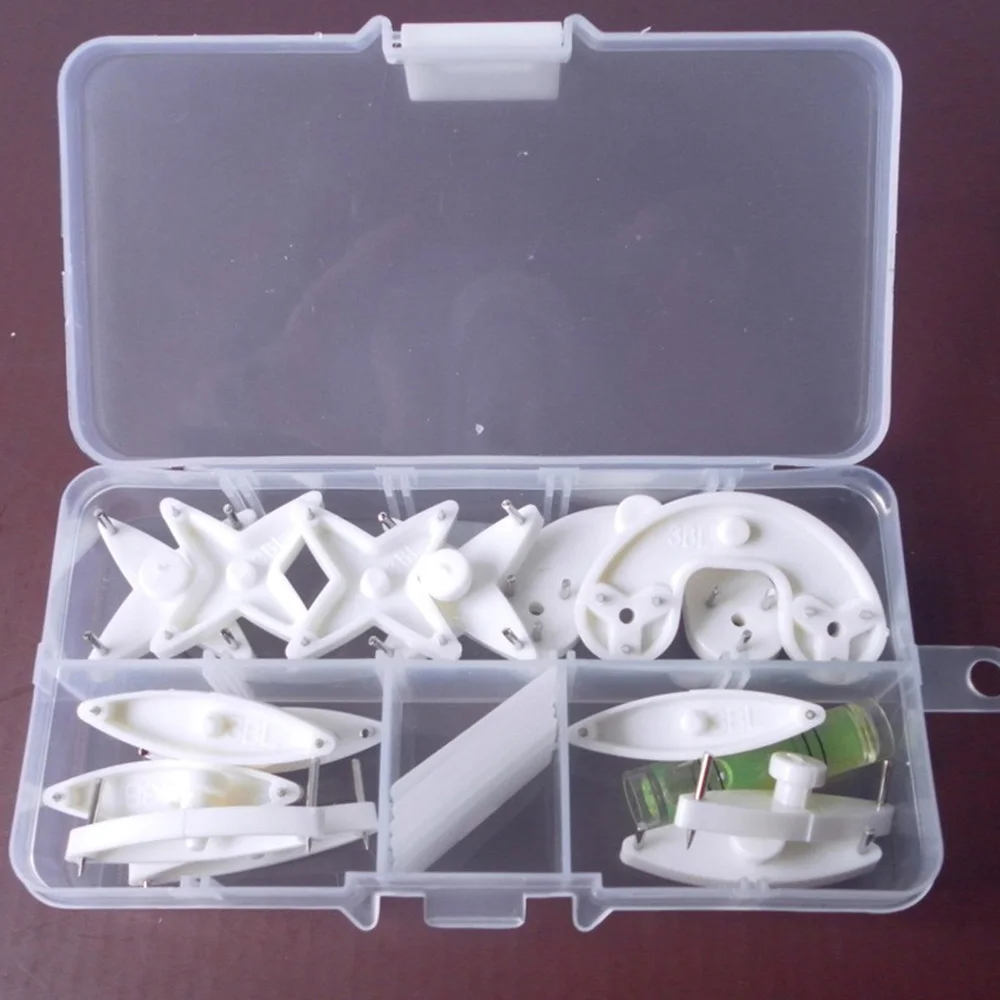 16Pc In 1 Invisible Hardwall Drywall Photo Frame Clock Hanger Wall Studs