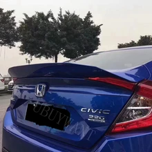 Для honda civic спойлер JMD стиль задний Багажник крыло грунтовка черный белый цвет краска ABS Высокое качество Спойлер