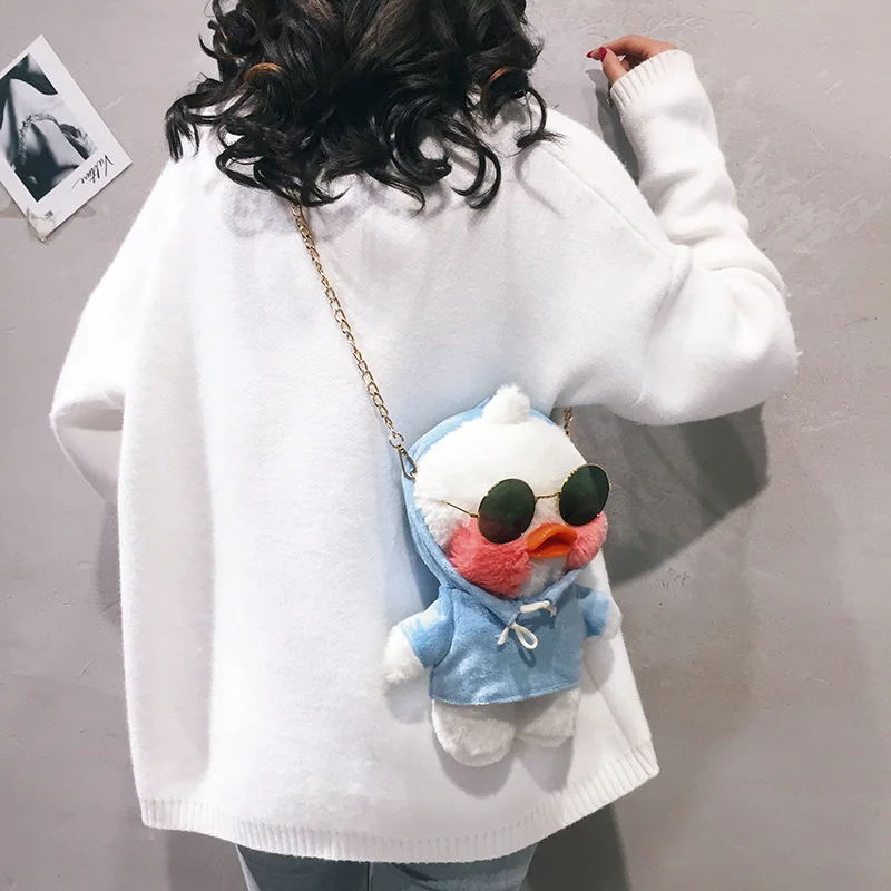 30 см Kawaii кафе Мими плюшевая сумка на плечо Lalafanfan плюшевая сумка утка плюшевые игрушки для девочек Подарки на день Святого Валентина игрушки для детей - Цвет: 12
