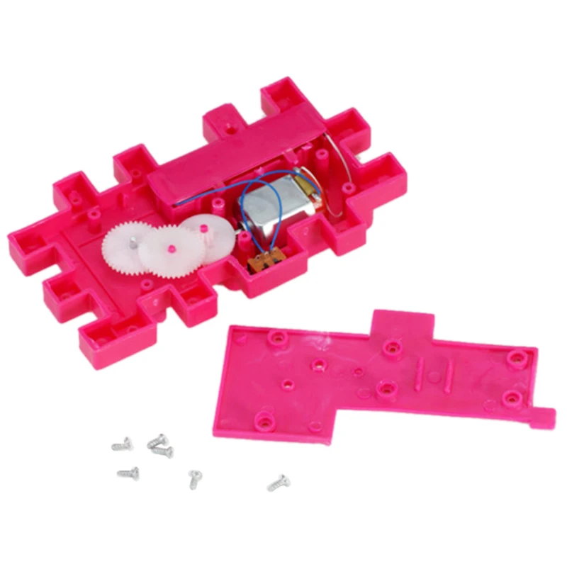 Finest  81 Pcs Of Electric Gear 3d Puzzle Building Kit Gear Snowflake Blocks Educational Toys Children's Co