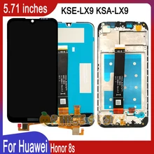 Wymiana ekranu dotykowego LCD dla Honor 8s wyświetlacz czujnik montaż ramy szklanej dla Huawei Honor8s KSE LX9 KSA LX9 wymiana LX2