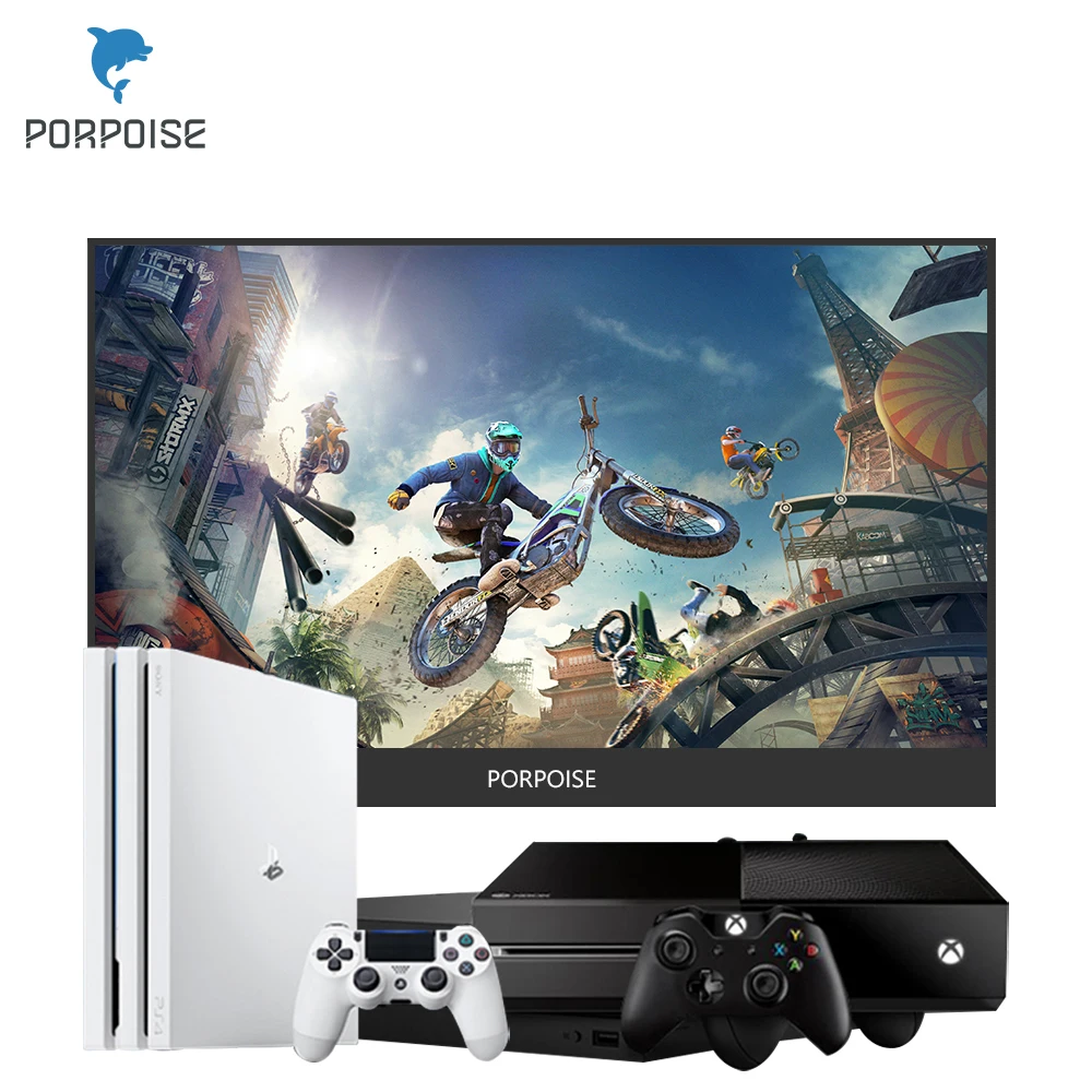 PORPOISE-޴ lcd hd  usb cŸ HDMI ȣȯ Ʈ, ޴, xbox,switch, ps4, ̹ , ͺ 