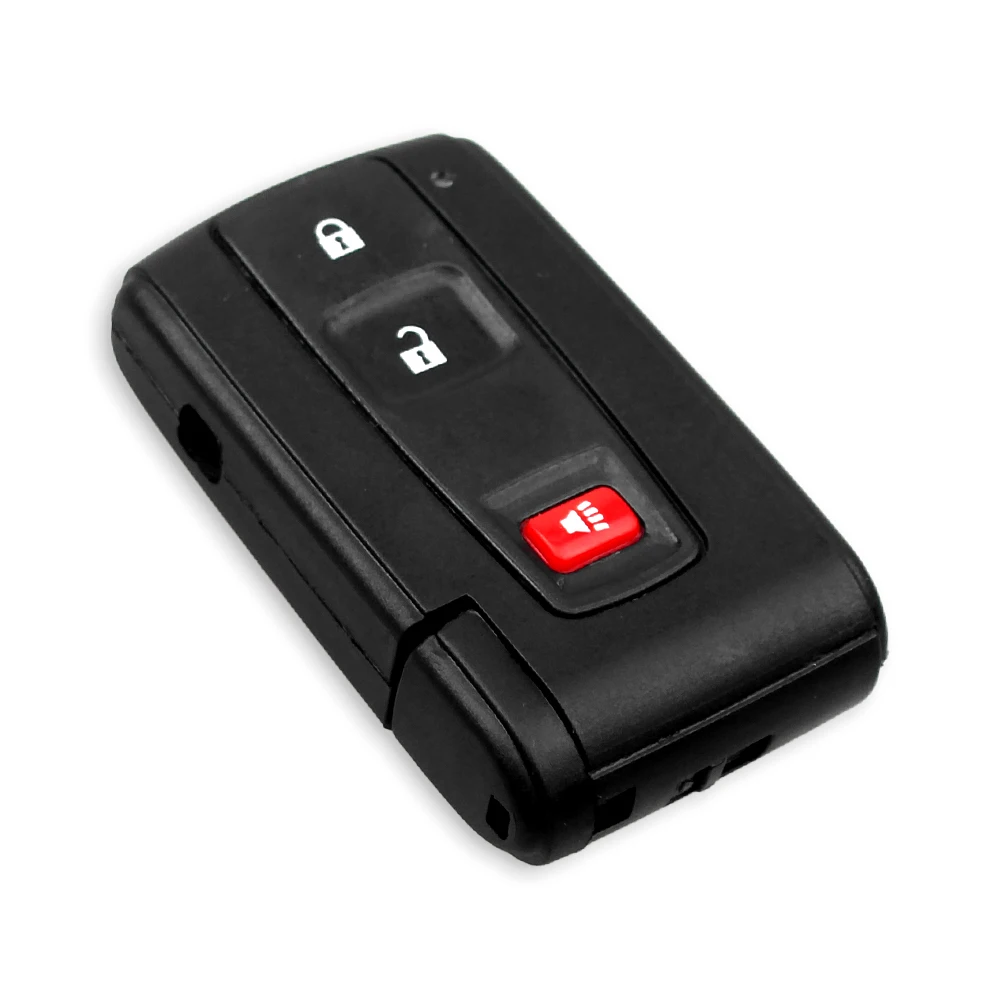 KEYYOU 10X сменный 2/3 кнопочный пульт дистанционного управления умный Автомобильный Брелок чехол Чехол для Toyota Prius Corolla Verso вставной Автомобильный ключ