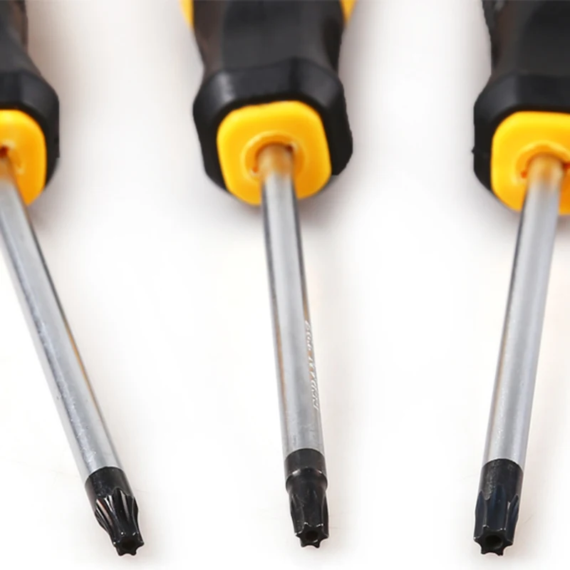 Top-11Pcs Набор отверток CR-V Torx с отверстием, магнитный T5-T30, Набор отверток для ремонта телефона, набор ручных инструментов