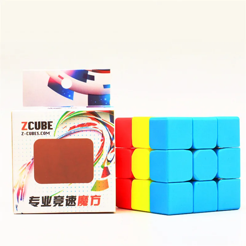 Zcube сэндвич вогнутая выпуклая 3x3x3 профессиональная многоцветная Волшебная быстрая ультра-гладкая 3x3 скоростная Головоломка Куб детские игрушки подарок