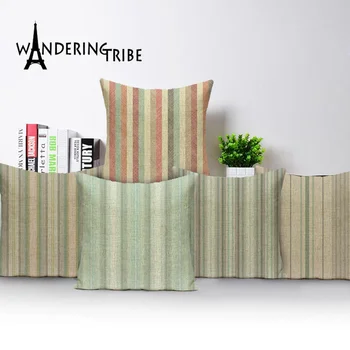 

Abstract Geometric Throw Pillows Case Farmhouse Home Decorative Cushions Covers Pillows Cases Retro Stripe Cushion Cover Cojines