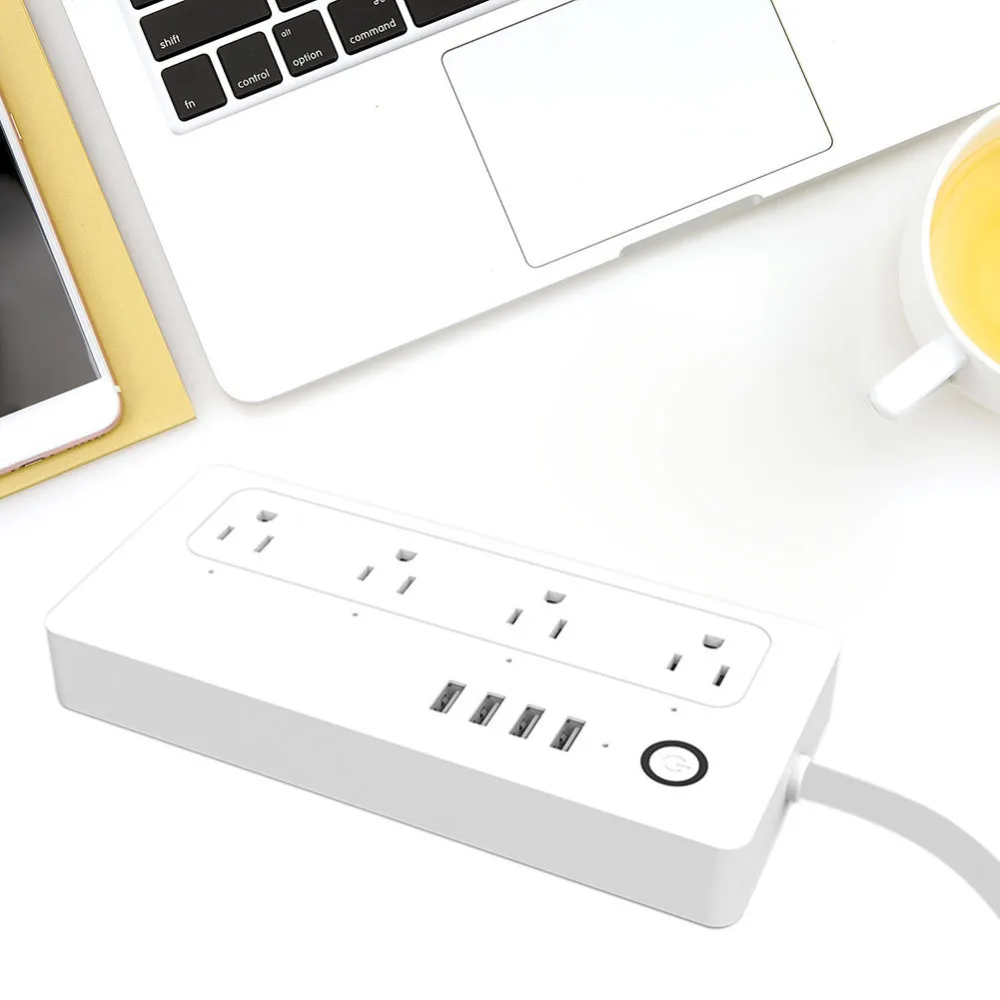 Лидер продаж Smart USB Wifi смарт-штепсельная вилка американского стандарта линейка Мощность выход для Alexa Google мини IFTTT Домашний Мини IFTTT приложение Smart Life