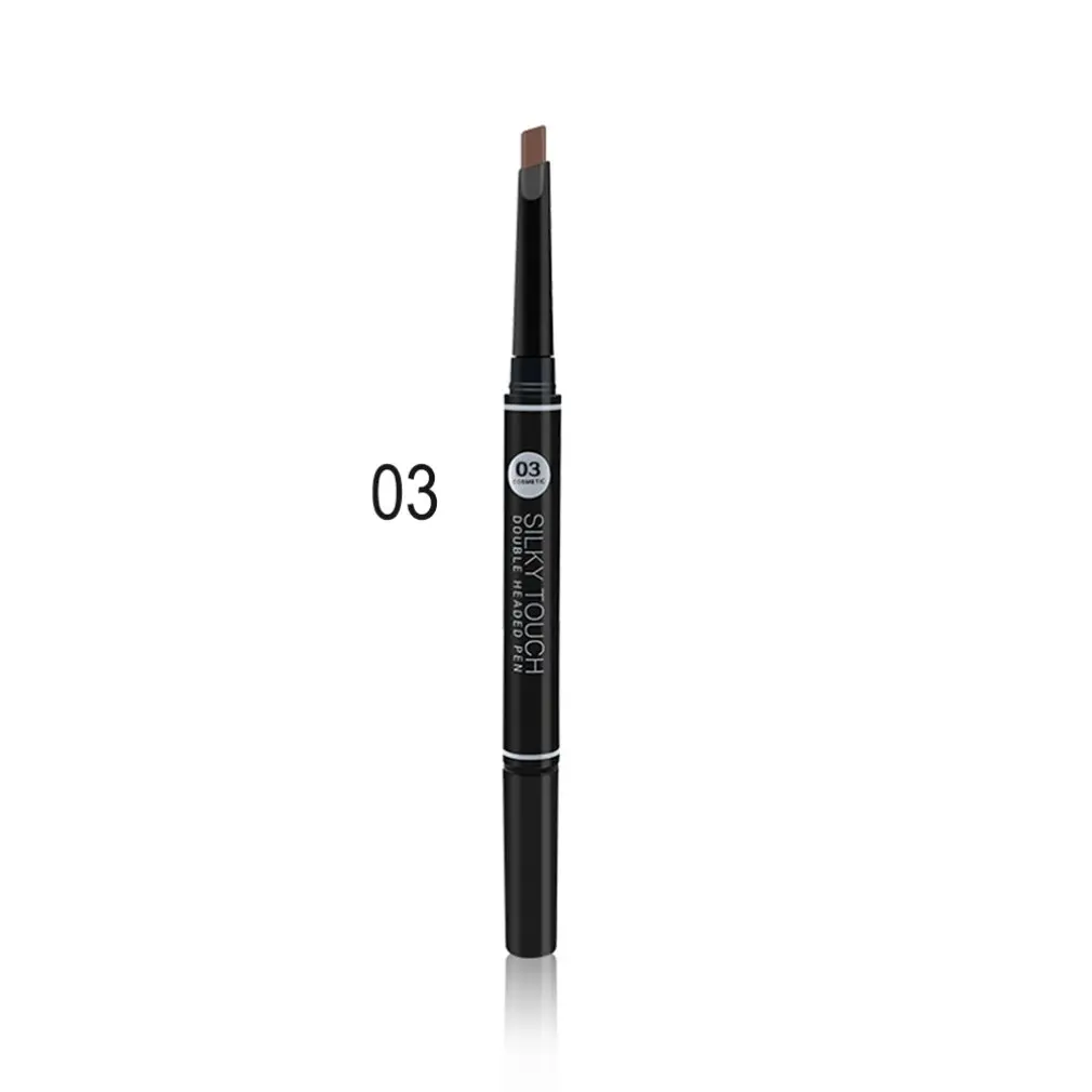 Eyebrow Pencil Eye liner Pen Two In One Non-Marking Long-Lasting Soft Waterproof Anti-Sweat Beauty Products