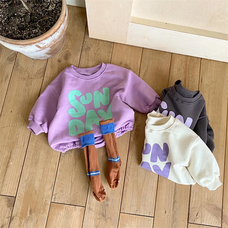 Autumn Baby Boys One Piece Romper Fur Lining Toddler Outfit