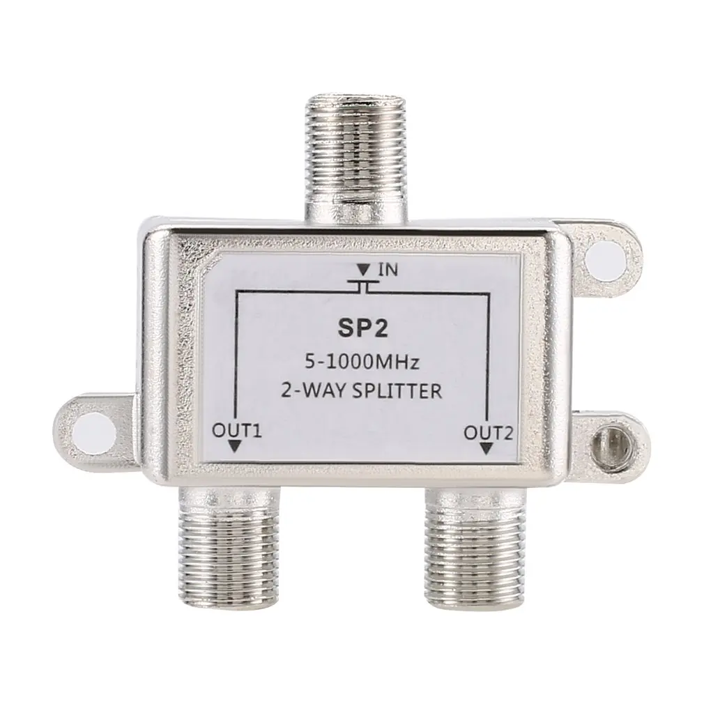 2 Way Cable Splitter Satellite Multiswich CATV Signal Mixer Digital Satellite Combiners Diplexers VHF UHF