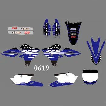 

FOR YAMAHA YZ250F YZ450F 2014 2015 2016 2017 Full Graphics Decals Stickers Kit Custom Number Name Glossy Stickers Waterproof