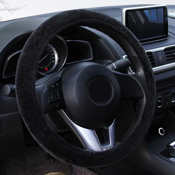 

Winter Steering Wheel Cover Plush Soft Comfortable Anti-slip Universal