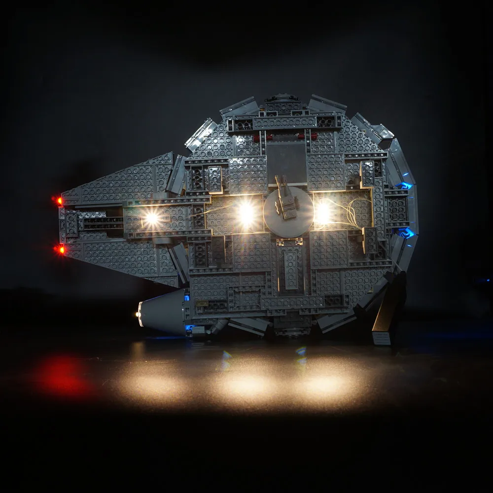 Совместимый Millenniumed 75105 Falcon Space Ship 05007 10467 светодиодный светильник комплект