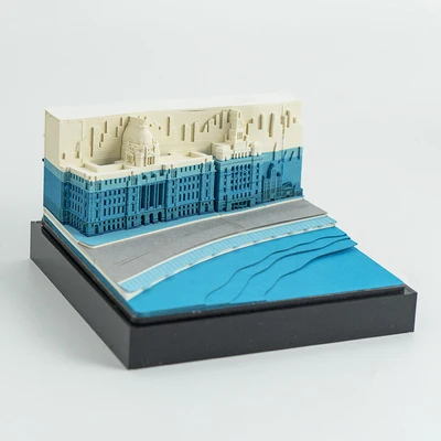 Творческий 3D прекрасный блокнот архитектурные Творческий Бумага резьба записка-напоминание Pad плед Бумага древних Стиль любовный подарок, подарок на день рождения - Цвет: 005