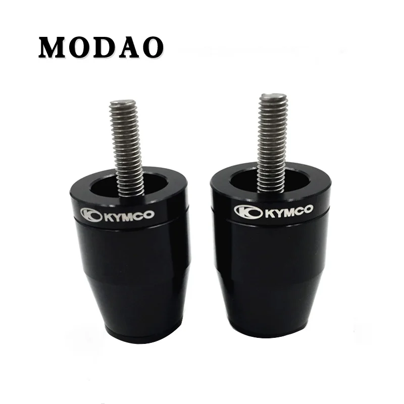 Для KYMCO GDINK 300 180 ABS GDINK300/180 DOWNTOWN350I CNC части мотоцикла руль ручка стержень конец вилки - Цвет: Black