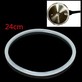 

24cm Repalcement Silicone Cooker Sealing Ring Gasket Clear Pressure Cooker Lids Sealing Stretchy Rubber Cookware Accessories