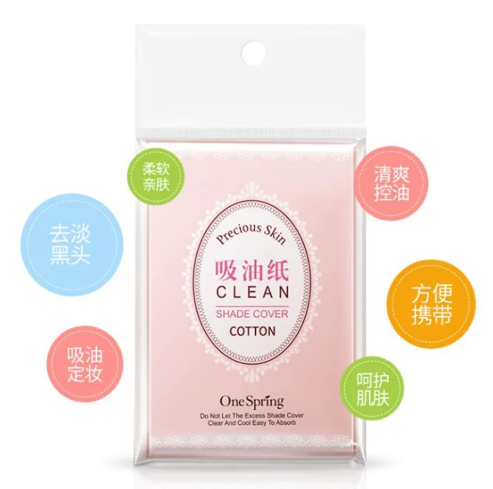 100pcs Refreshing Oil Absorbing Tissues Face Oil Blotting Paper Makeup Absorbing Sheets Easy Carry Film