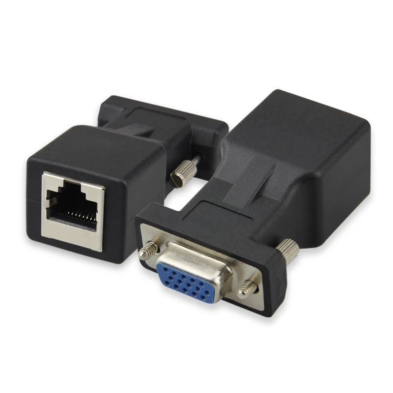 Адаптер VGA сетевой Ethernet-Кабель Длиной до 20 м для компьютеров и проекторов |